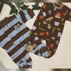 Newborn Carter's Fleece Sleepers